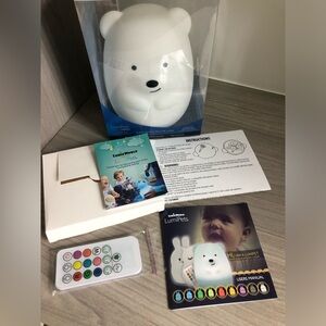 New LumiPets Bear Night Light with Remote